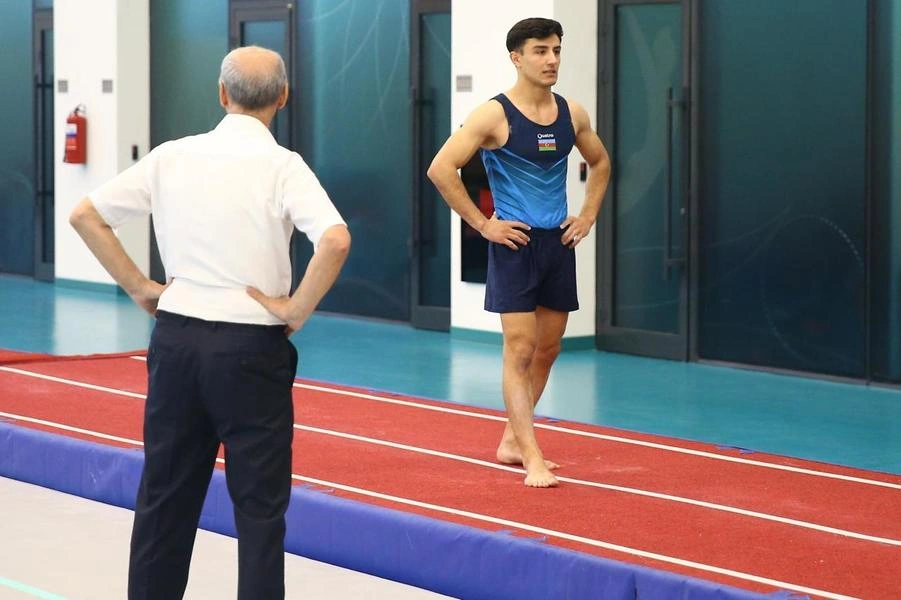 Azerbaijan Trampoline and Tumbling Championships held in Baku (PHOTO)