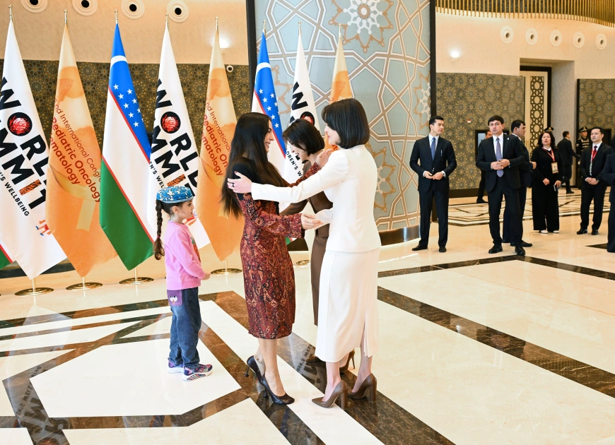 Heydar Aliyev Foundation VP Leyla Aliyeva attends opening of World Summit on Investing in Children’s Well-being in Samarkand (PHOTO)