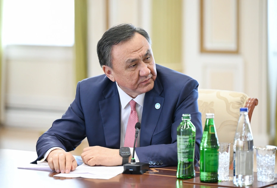 President Ilham Aliyev receives participants of meeting of heads of government of member states of Organization of Turkic States (PHOTO)