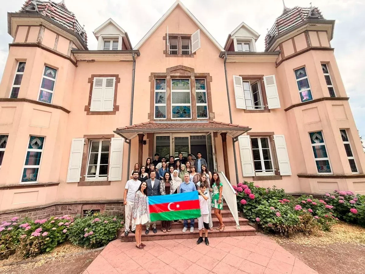 Children of Azerbaijani martyrs join Karabakh sister-school camp in France