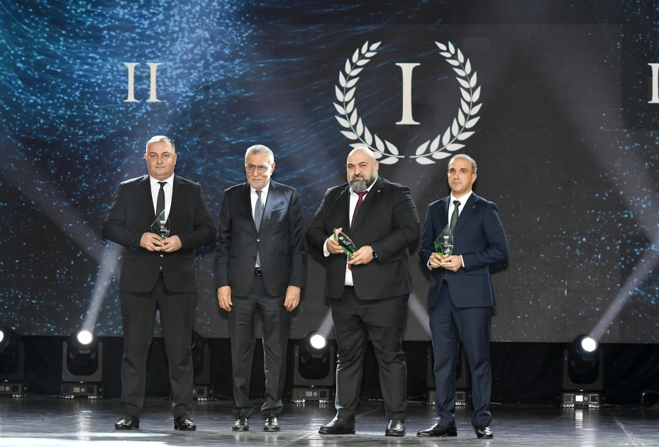 VP of Heydar Aliyev Foundation Leyla Aliyeva and Head of Baku Media Center Arzu Aliyeva attend Gala Ceremony regarding year's sports results