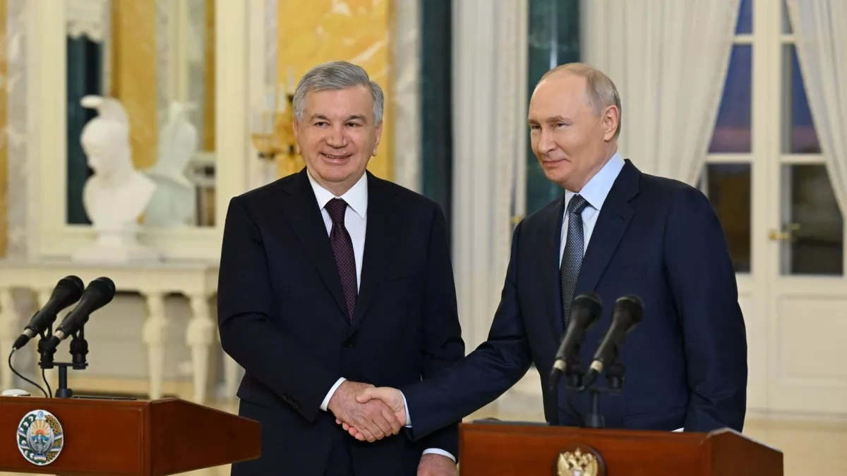 Putin, Mirziyoyev launch construction of first nuclear power unit in Uzbekistan PHOTO