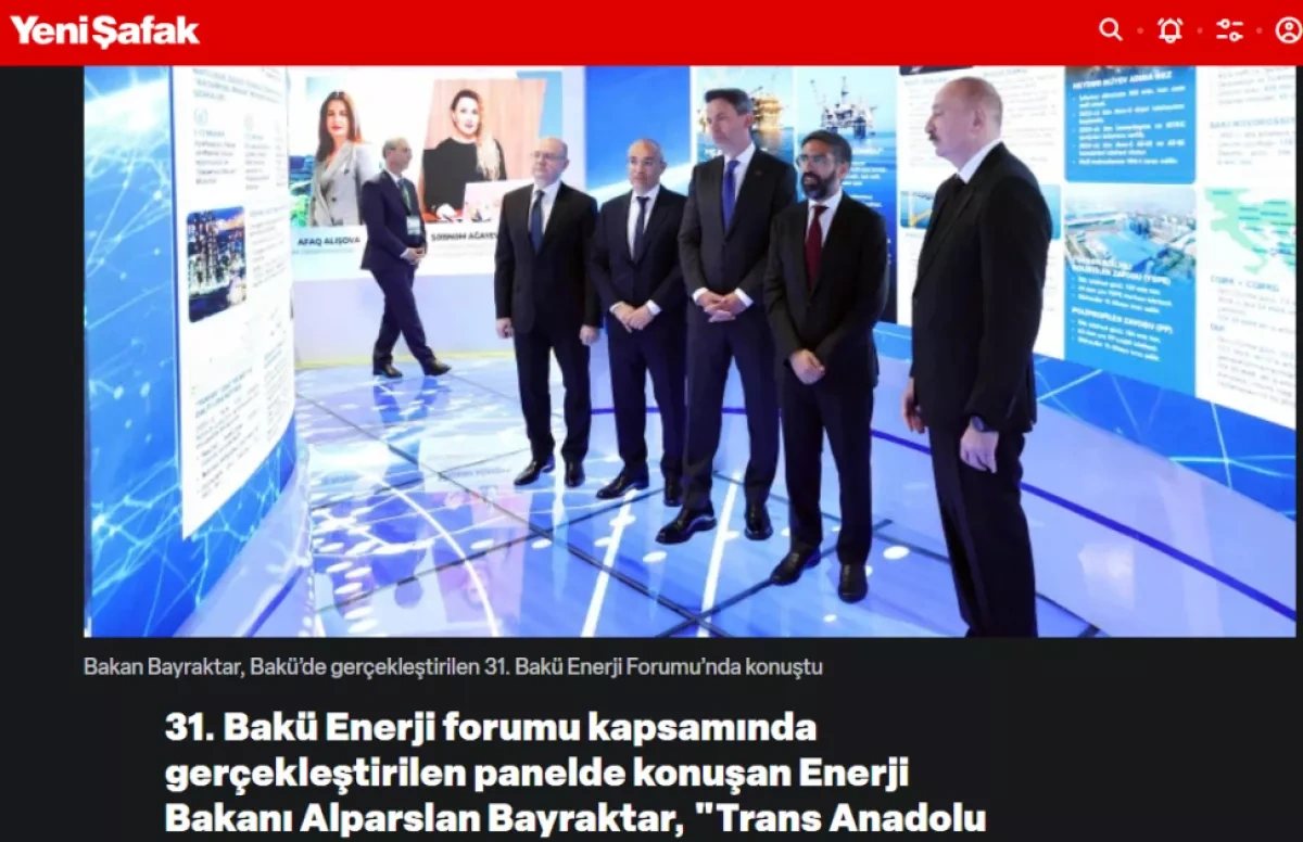 Baku Energy Week dominates coverage in Turkish media landscape PHOTO