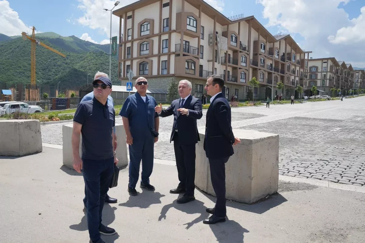 Uzbek top prosecutor reviews reconstruction in Kalbajar, Azerbaijan PHOTO