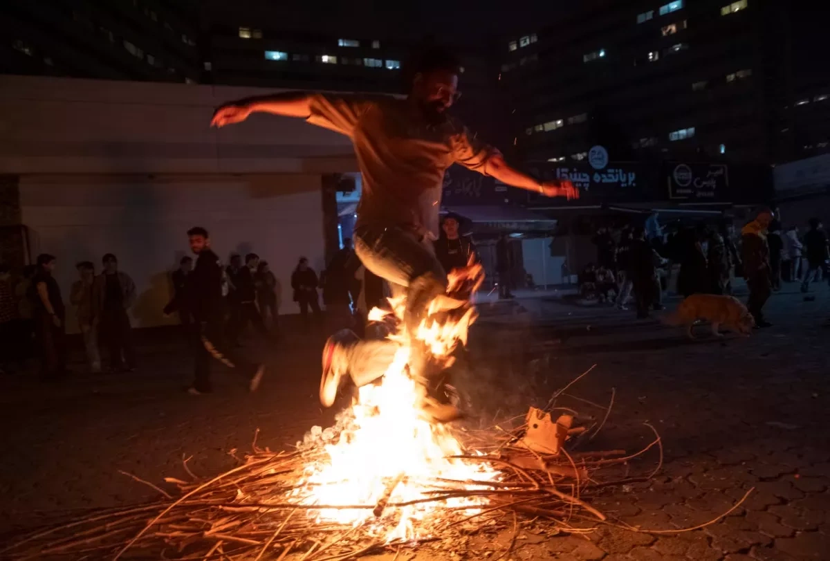 Iran warns citizens to skip fire-jumping festival due to war