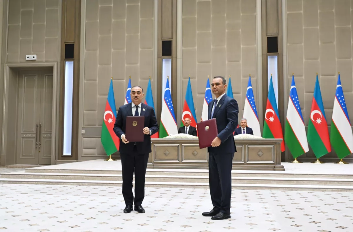 Azerbaijan, Uzbekistan sign bilateral documents in Tashkent PHOTO