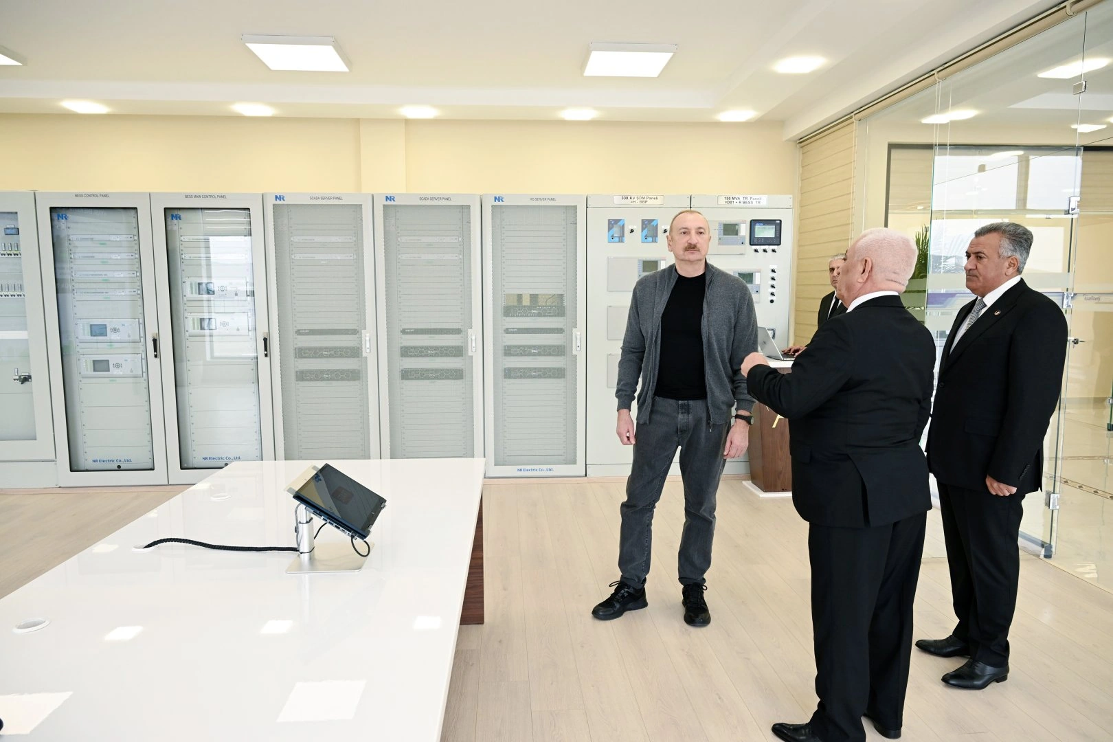 President Ilham Aliyev attends opening of Absheron Battery Energy Storage Center (PHOTO)