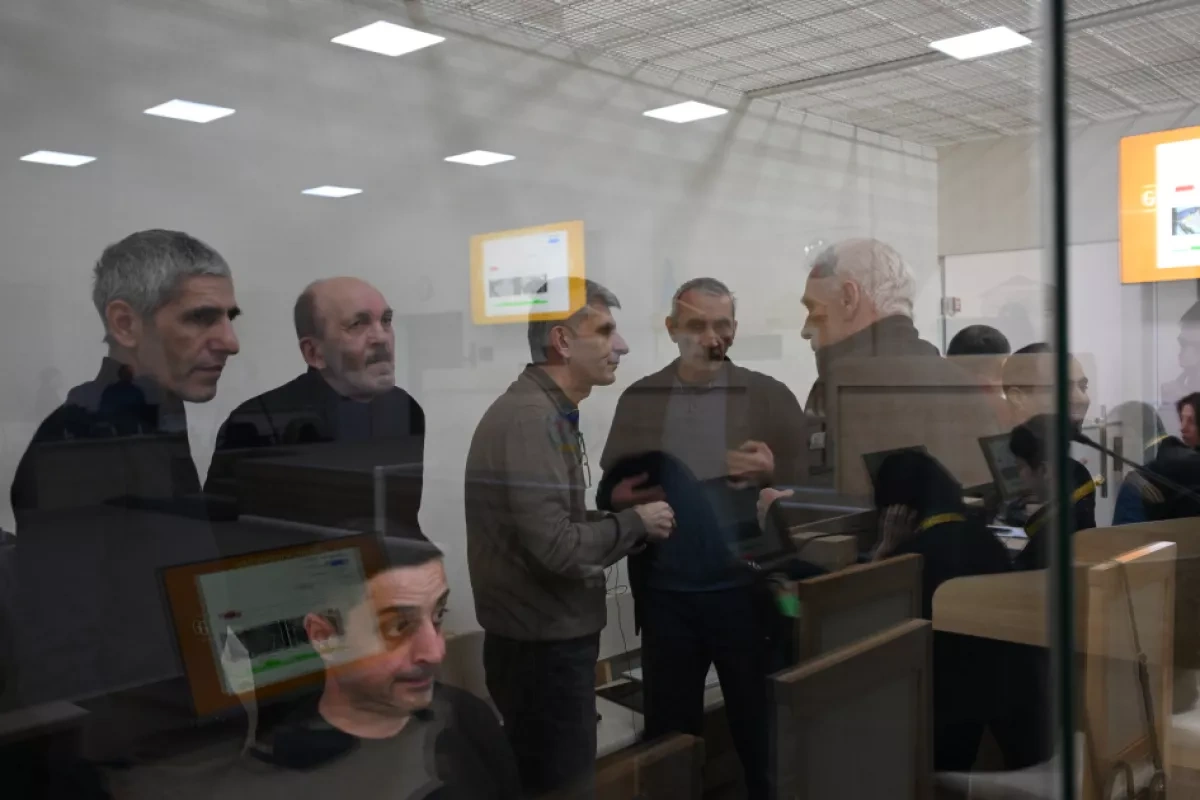 Baku court trial of Armenian citizens continues as defendants deliver final statements PHOTO