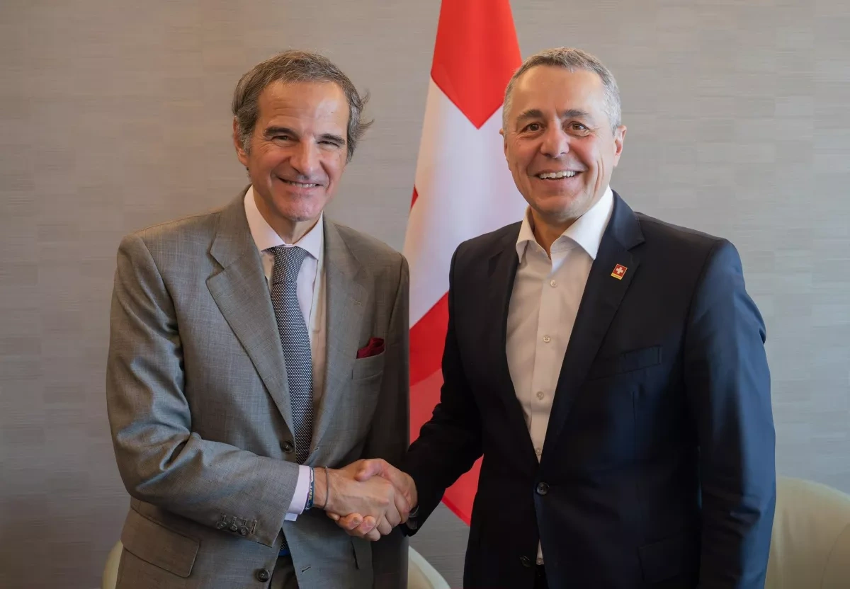 IAEA chief holds talks with Swiss foreign minister on Iran