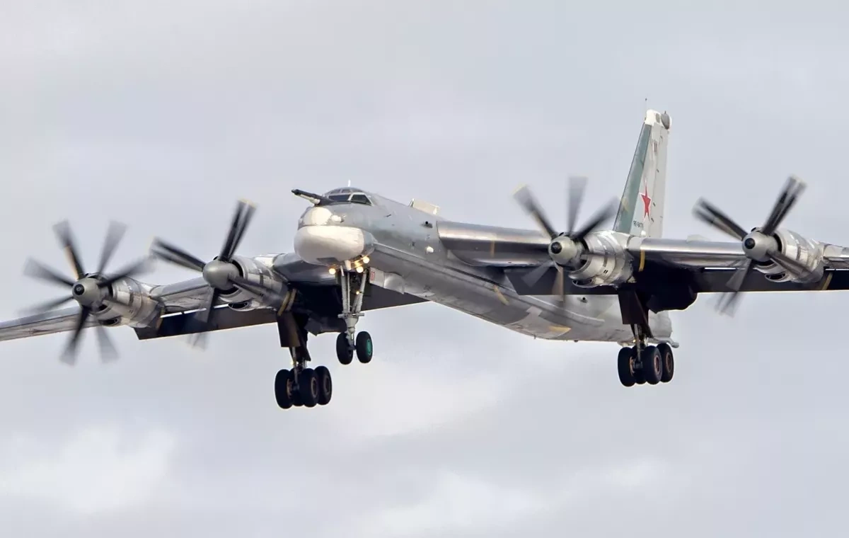 Russian stratgic bombers fly over Barents and Norwegian seas