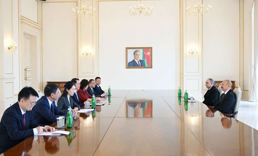 President Ilham Aliyev receives delegation led by Prosecutor General of Supreme People's Procuratorate of China (PHOTO)