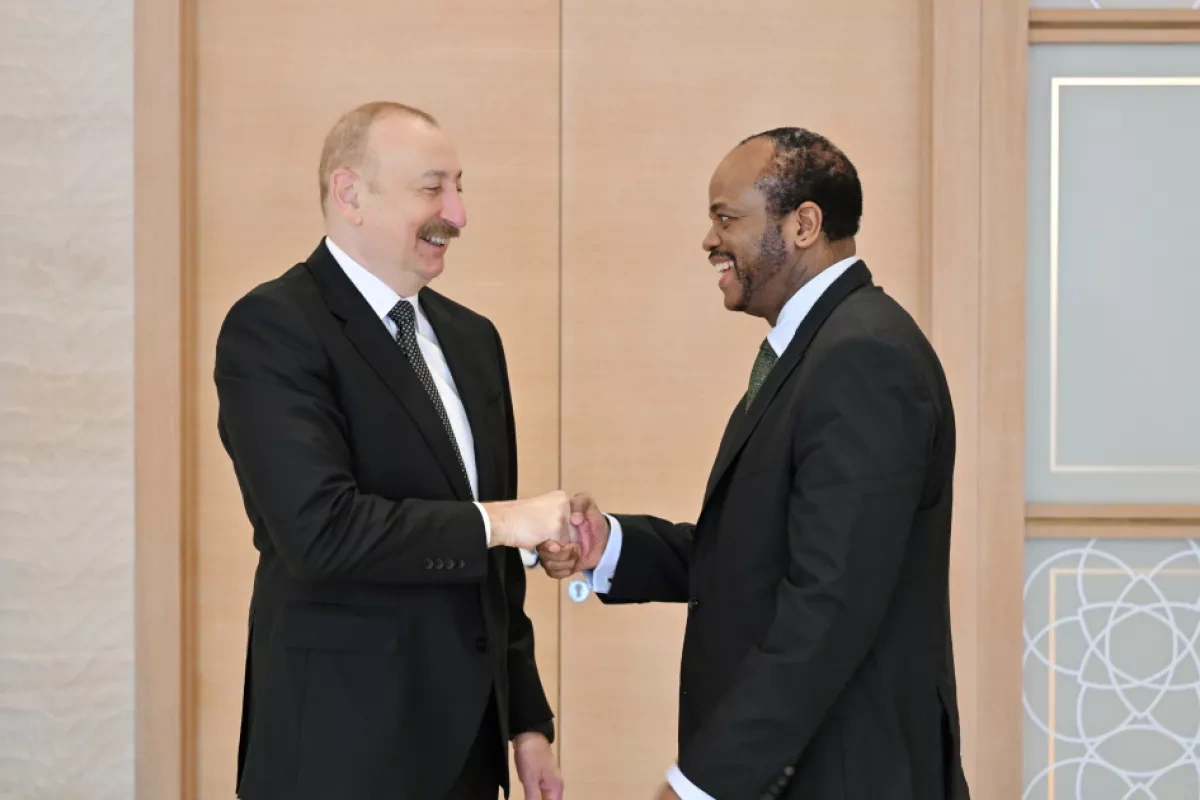 President Aliyev meets with delegation led by King of Eswatini PHOTO