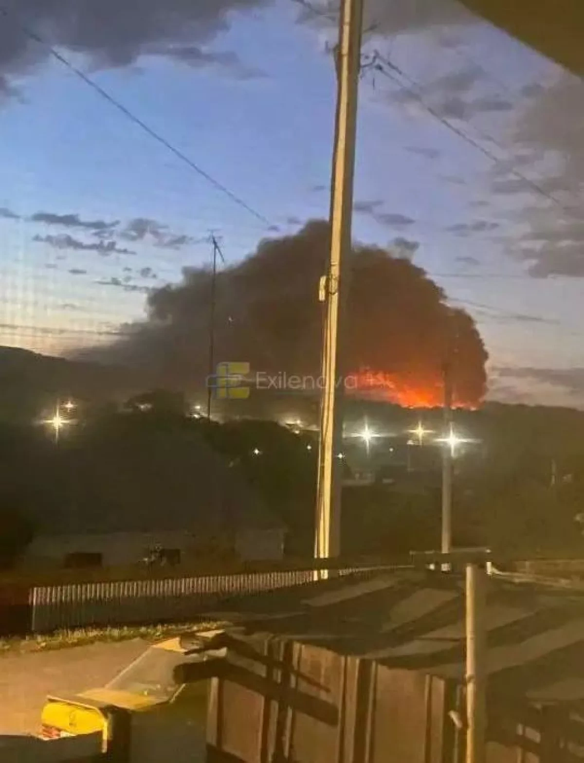 Fire engulfs oil depot in Russia’s Bashkortostan region, one injured PHOTO