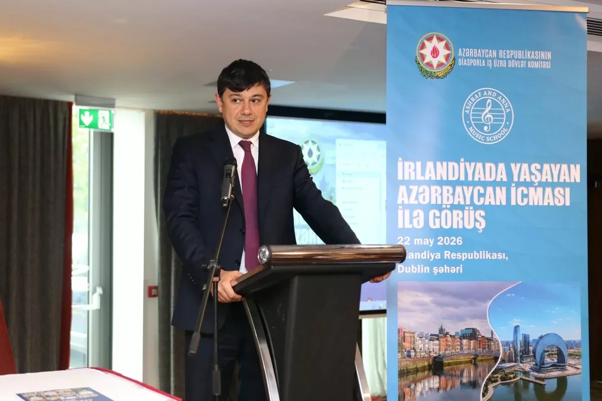 Azerbaijan diaspora chief meets community in Dublin ahead of Independence Day PHOTO