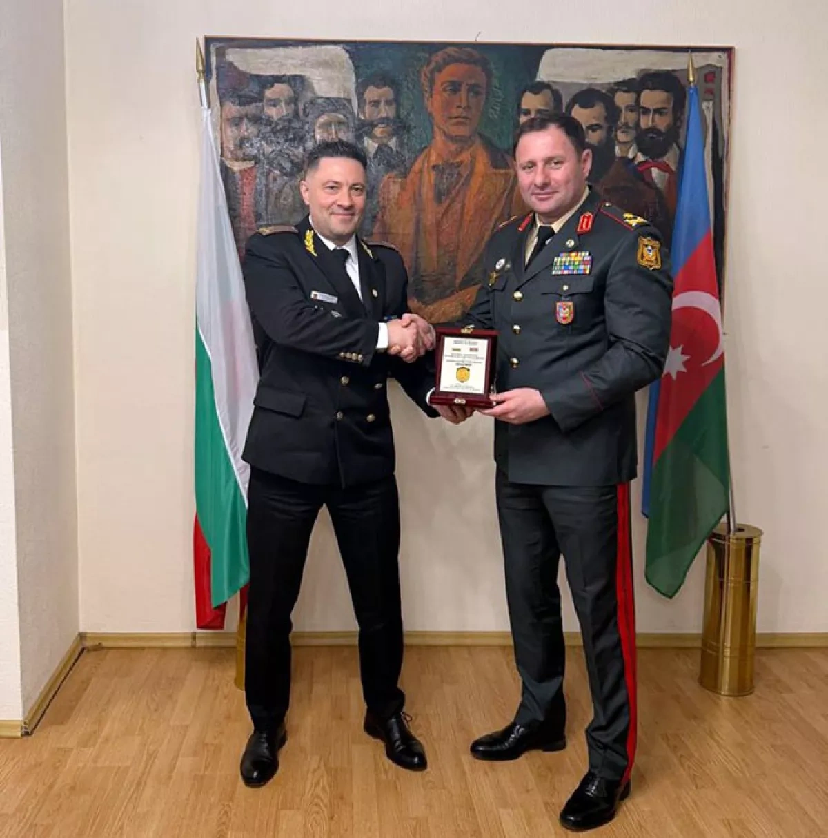 Azerbaijani military police delegation visits Bulgaria PHOTO