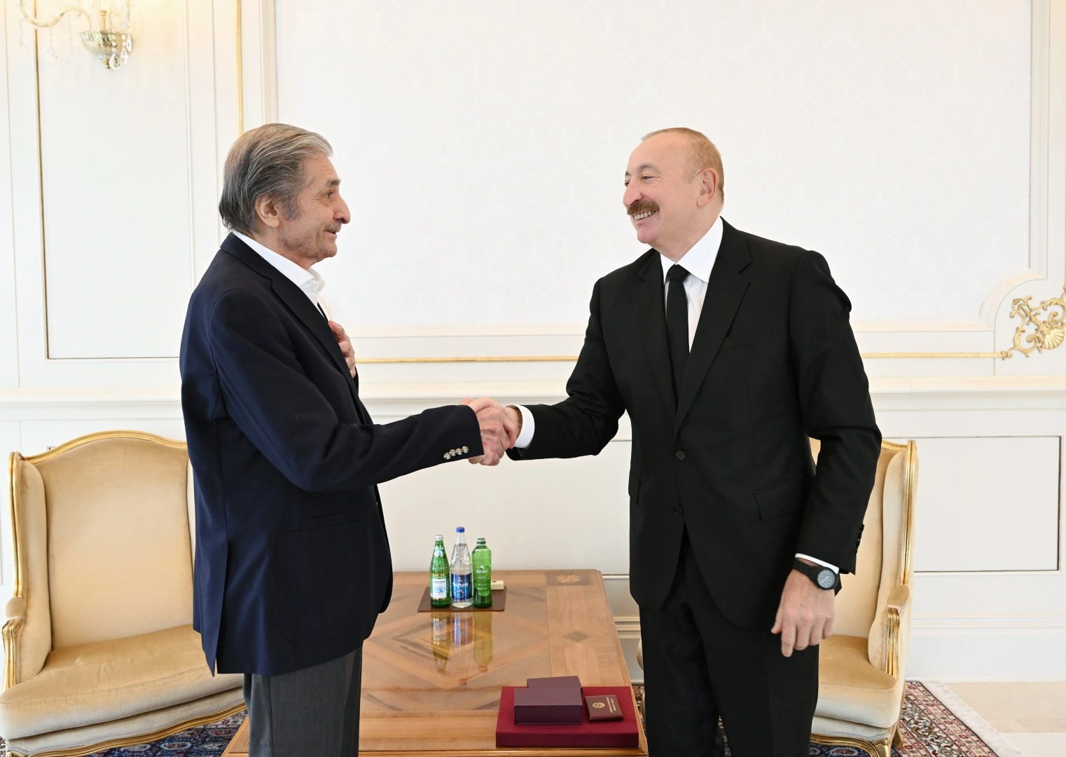 President Ilham Aliyev presents “Istiglal” Order to Farhad Khalilov