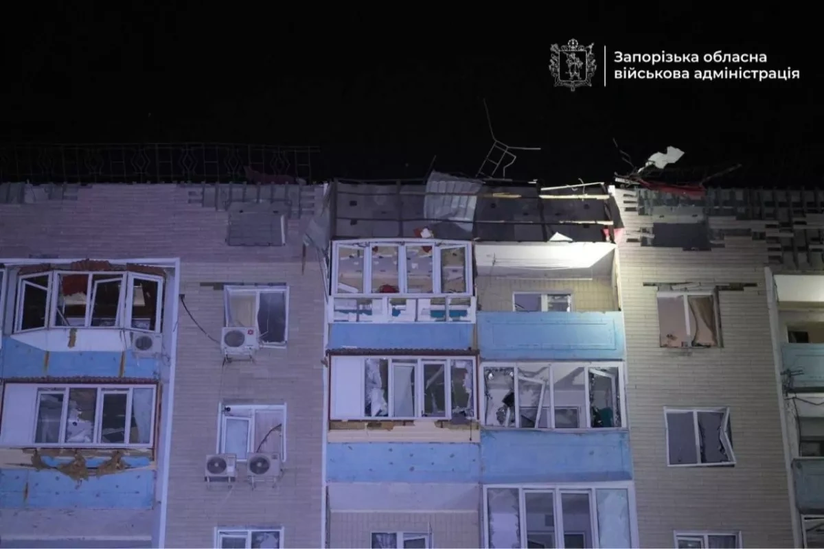 Russian airstrike on Zaporizhzhia injures six, including child PHOTO/VIDEO