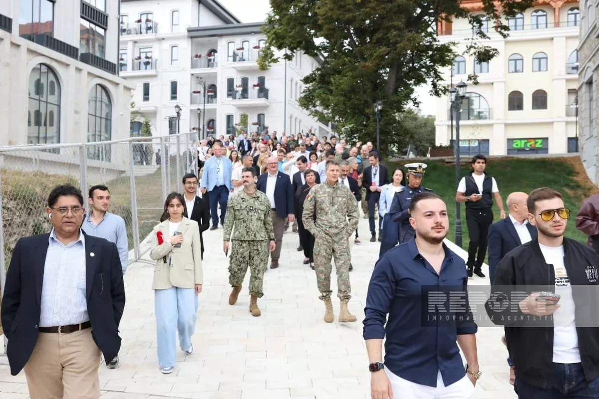 Diplomats visit Karabakh Street, Sadigjan House in Shusha, Azerbaijan PHOTO