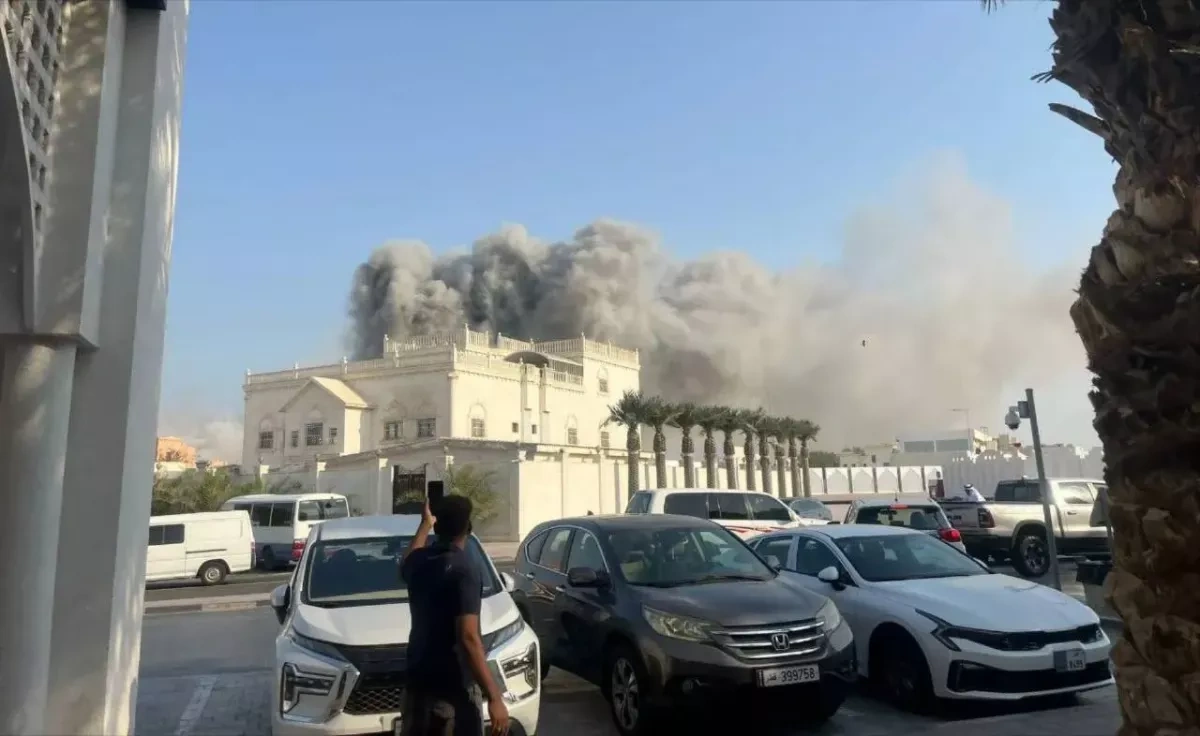 Air defence intercepts rattle buildings in Doha’s West Bay