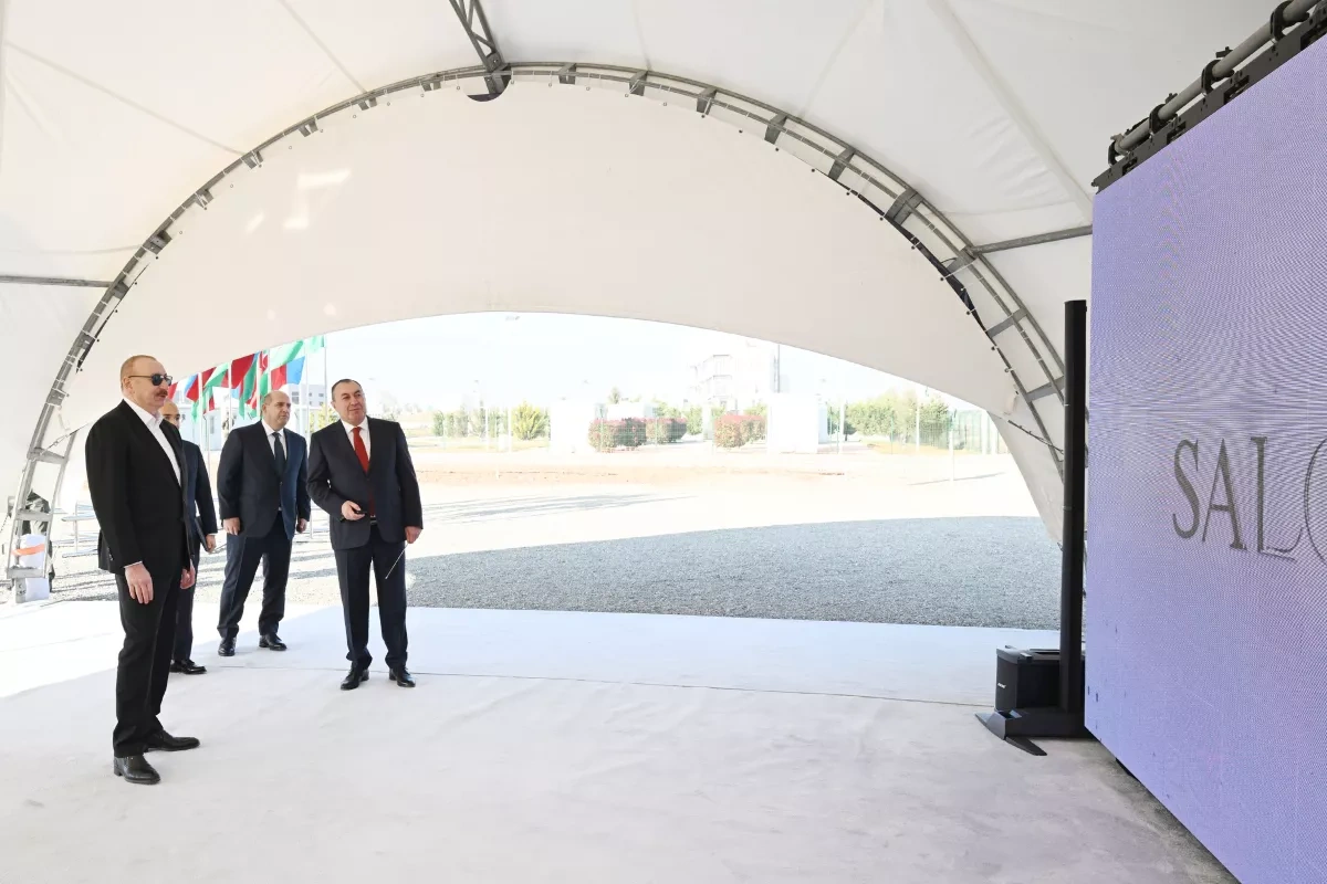 Azerbaijani president reviews new industrial projects in Aghdam PHOTO / Updated