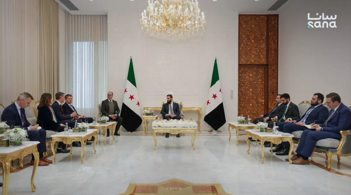 Syrian president holds talks with senior UN officials on aid coordination Photo