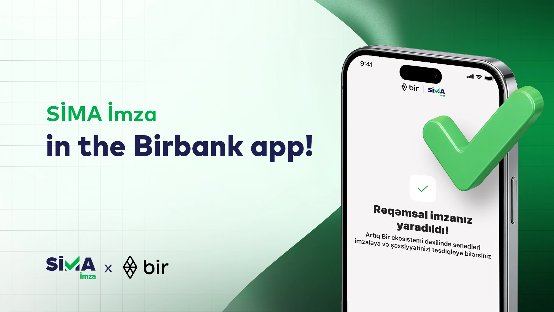 SİMA Digital Signature in Birbank!