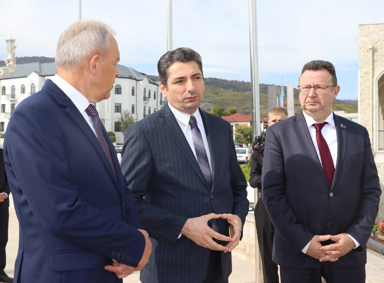 Belarusian parliament speaker visits Khankendi (PHOTO)