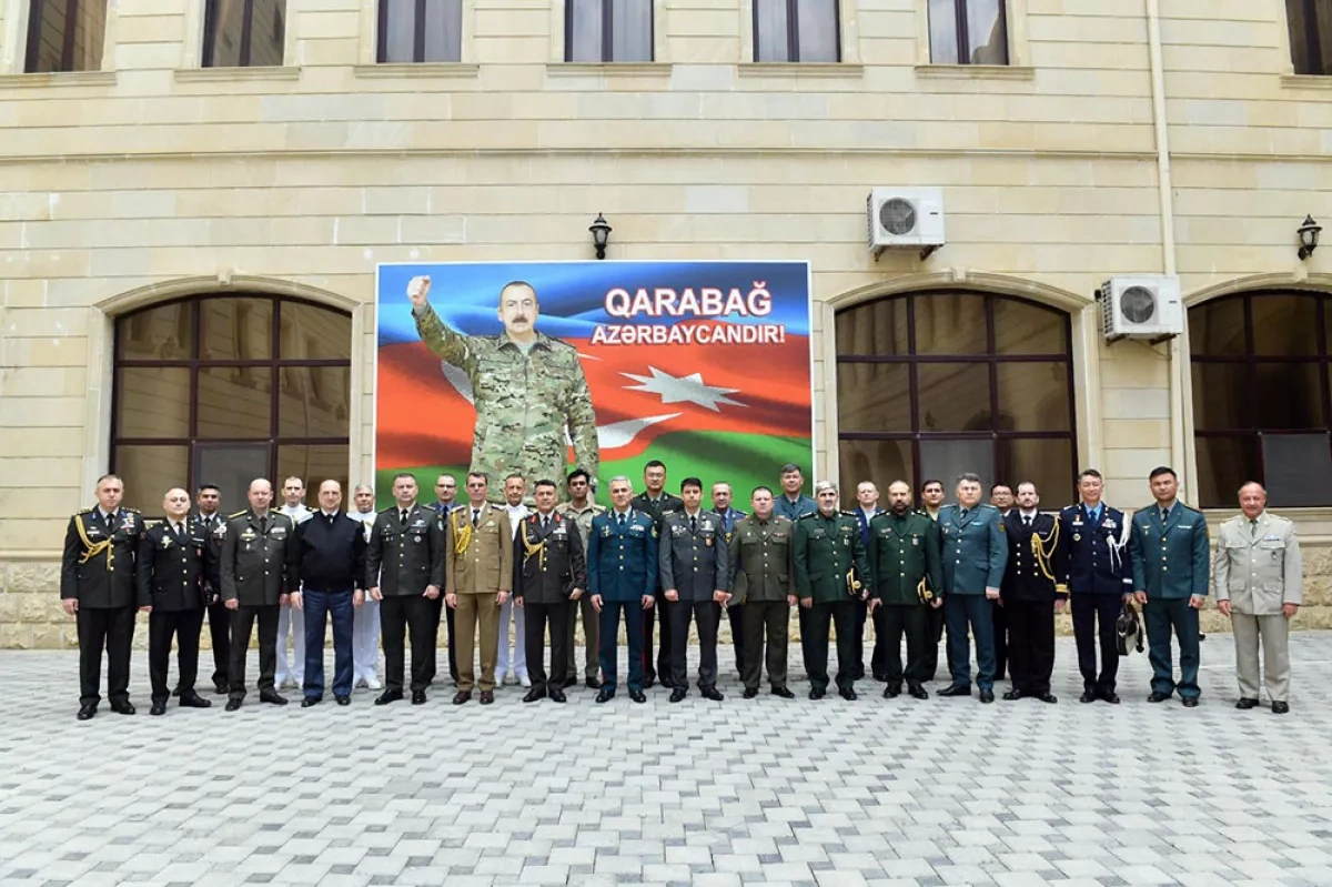 Foreign military attachés visit Azerbaijan state border service
