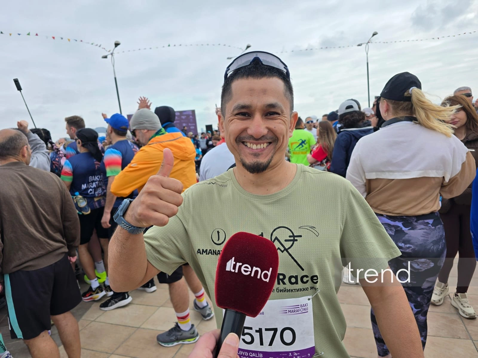 Wind gives Baku Marathon special character – Kyrgyz participant