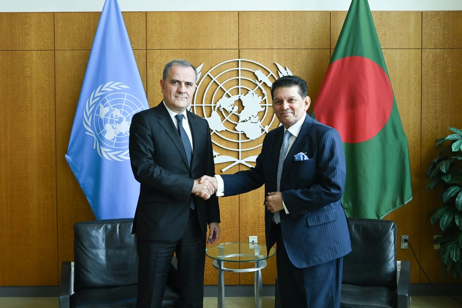 Azerbaijan’s Foreign Minister meets President of 81st UN General Assembly Session (PHOTO)