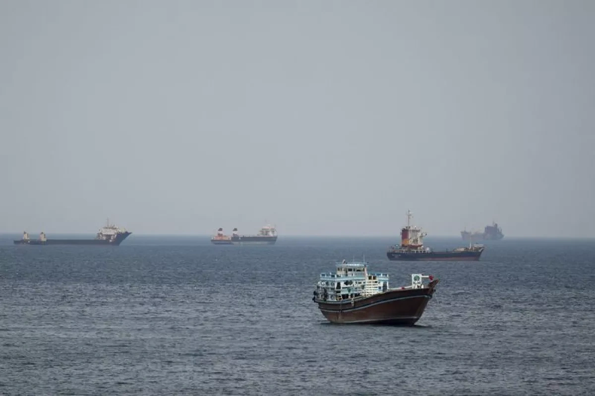 CENTCOM: Over 20 ships stranded in Iranian port
