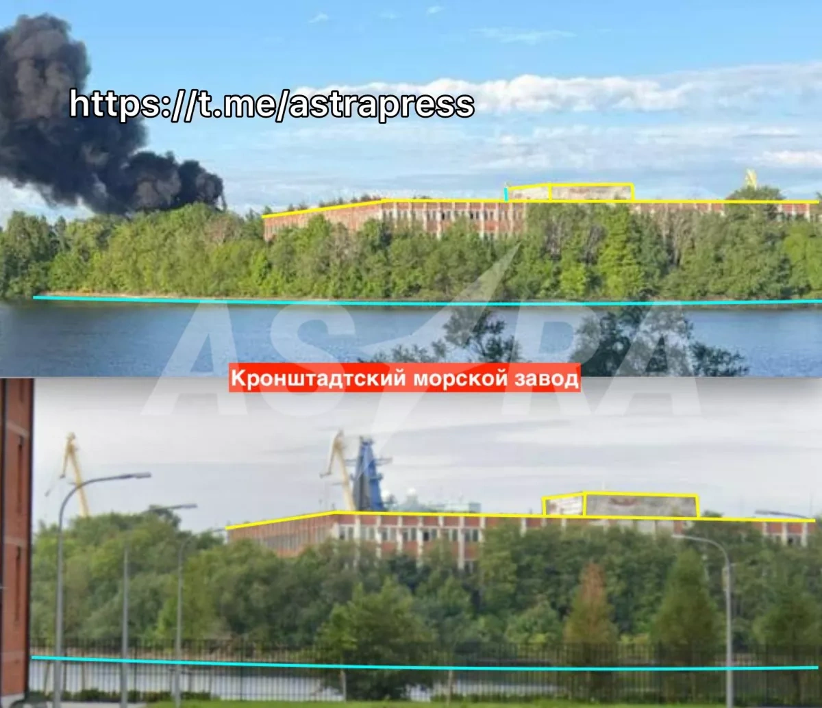 ASTRA: Major blaze rocks essential Russian ship repair complex PHOTO