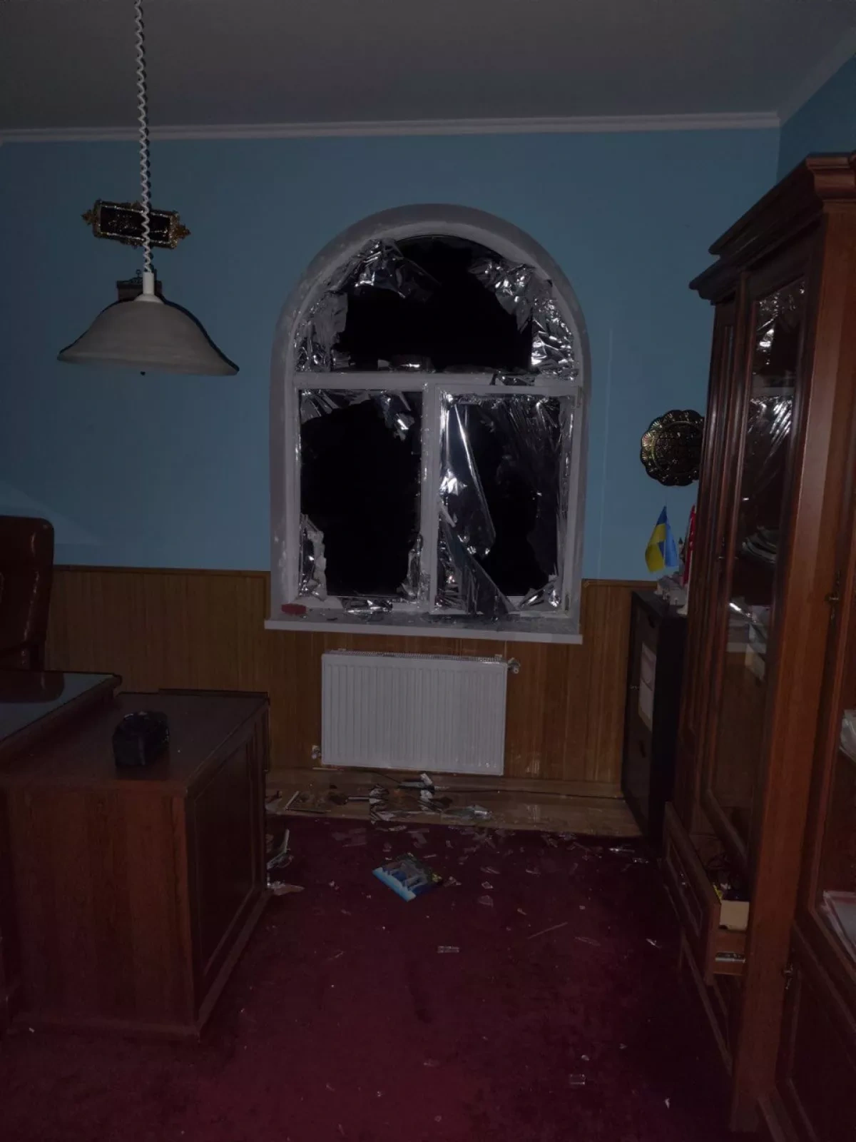 Russian forces shell mosque in Ukraine’s Kherson PHOTO