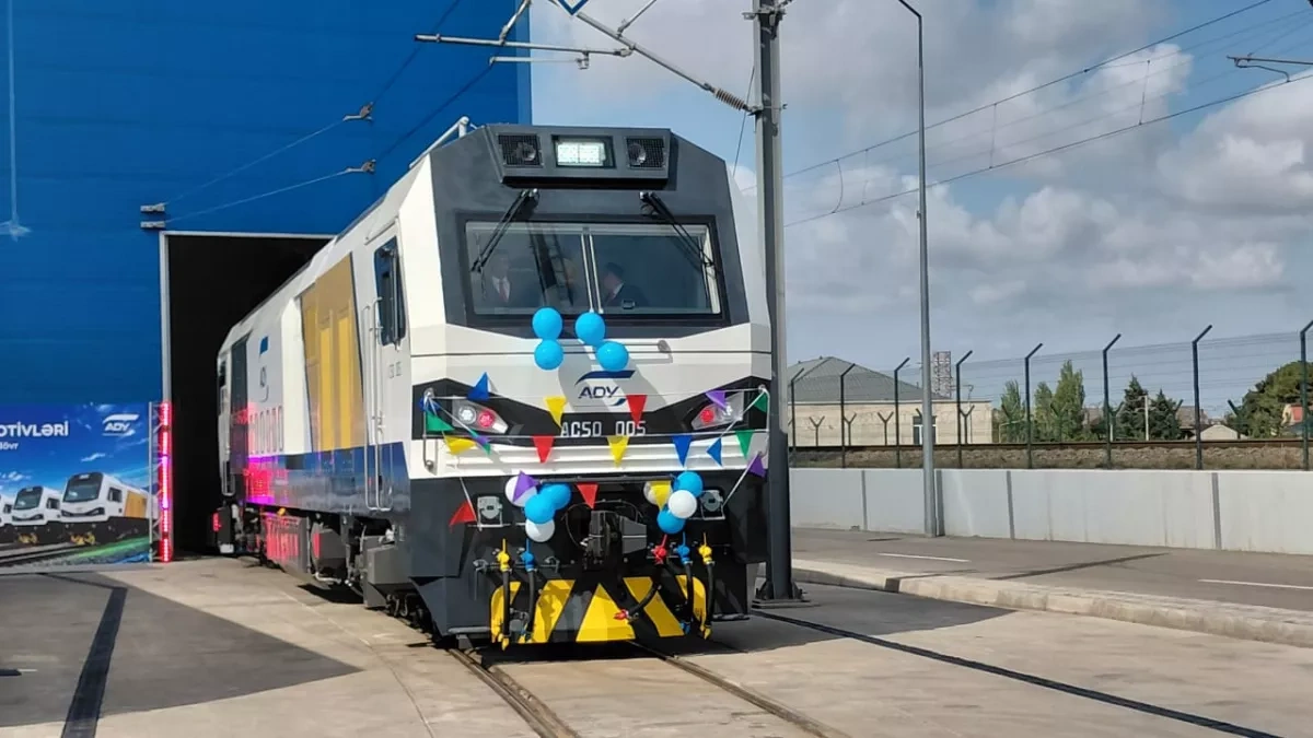 Azerbaijan unveils new Chinese-made freight locomotives for TRIPP PHOTO/VIDEO