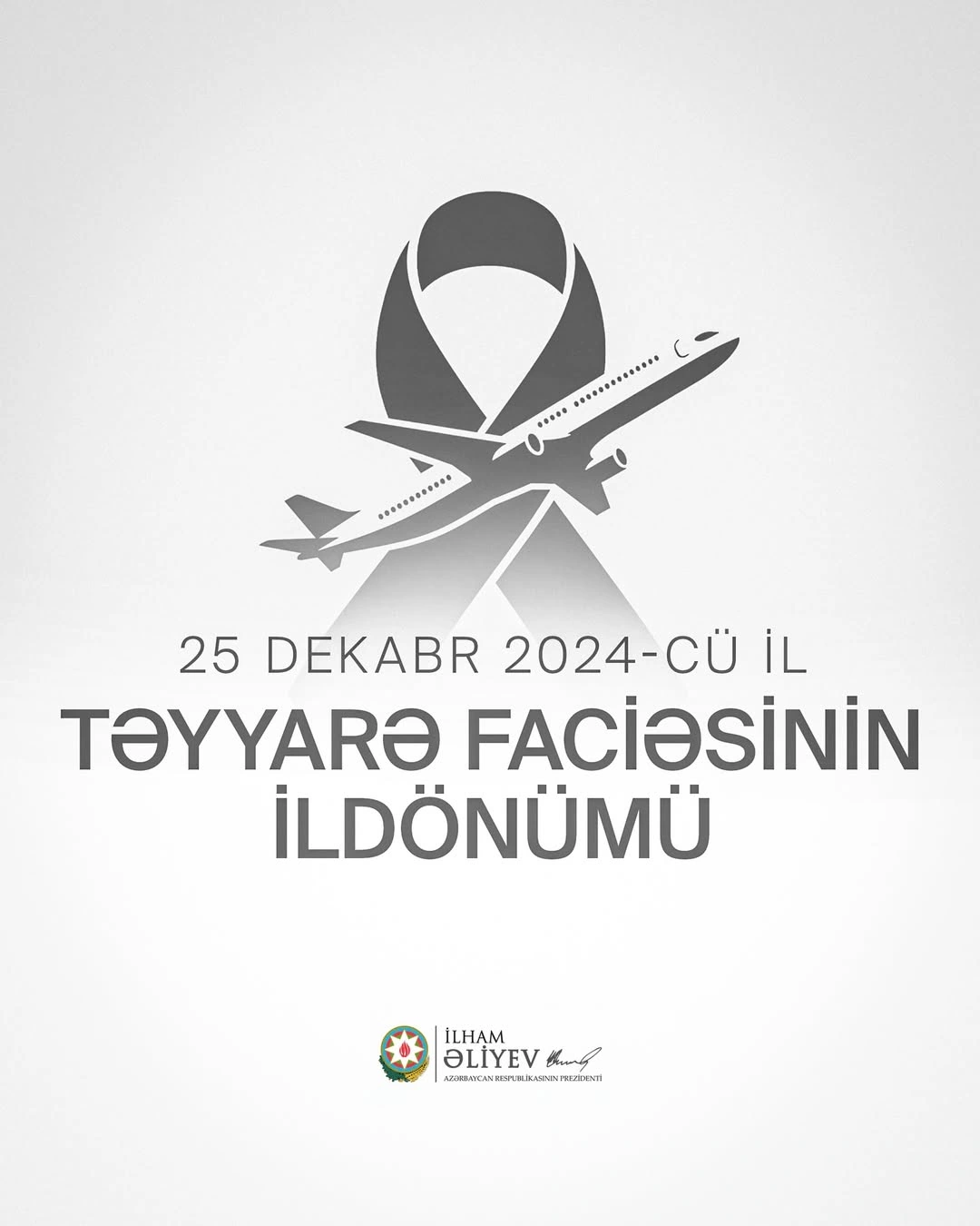 President Ilham Aliyev makes post on anniversary of AZAL plane crash (PHOTO)