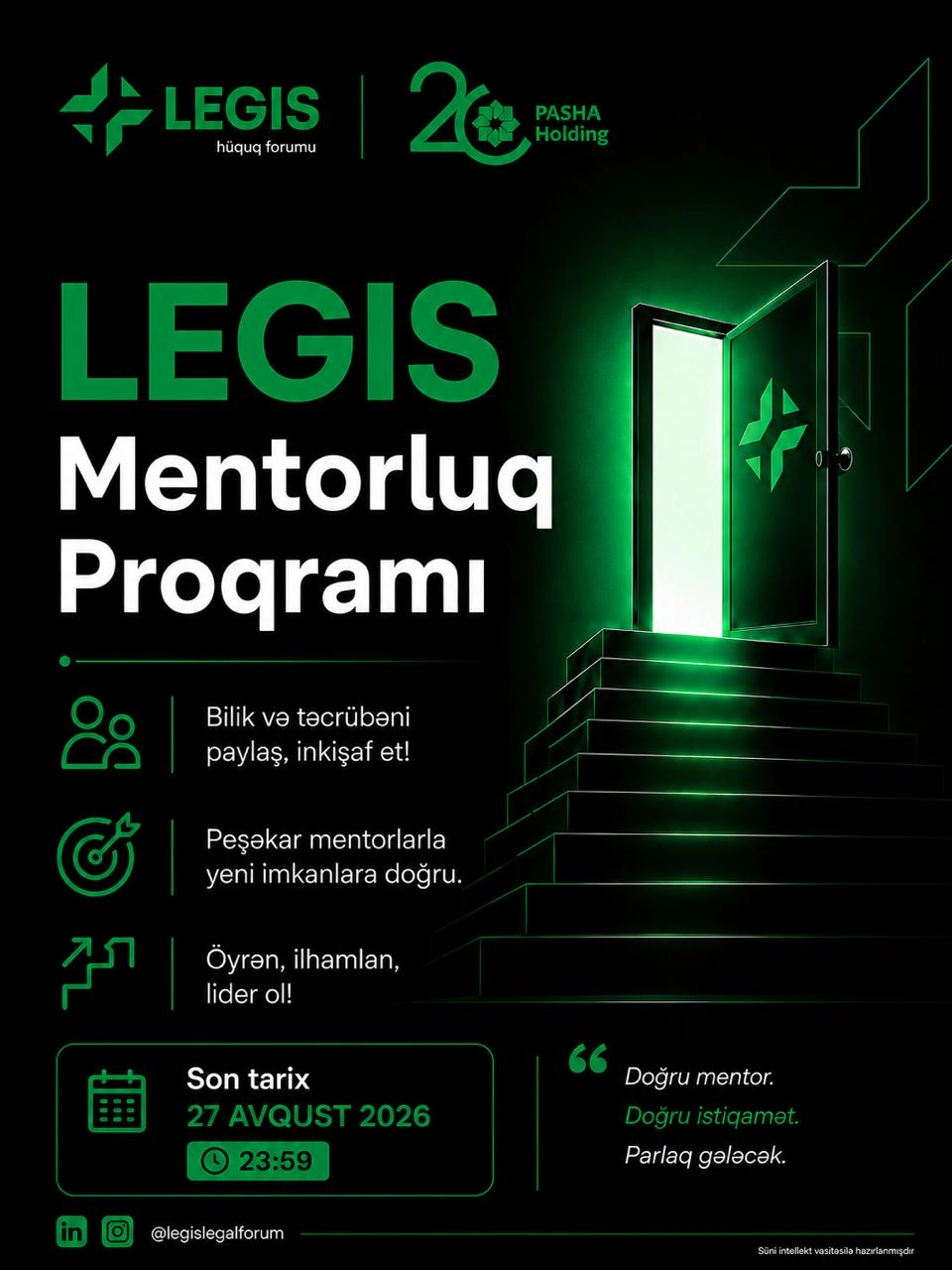 PASHA Holding launches LEGIS Mentorship Program for young lawyers