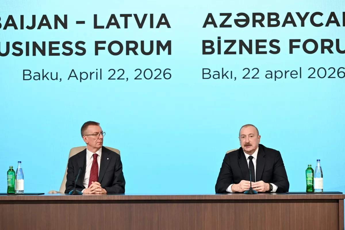 Baku hosts Azerbaijan-Latvia business forum
 Photo