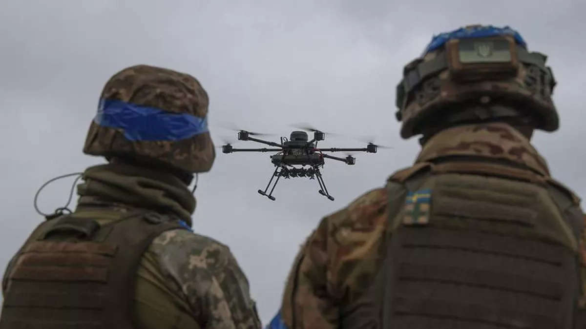 Ukrainian forces release footage of Russian drones being shot down VIDEO