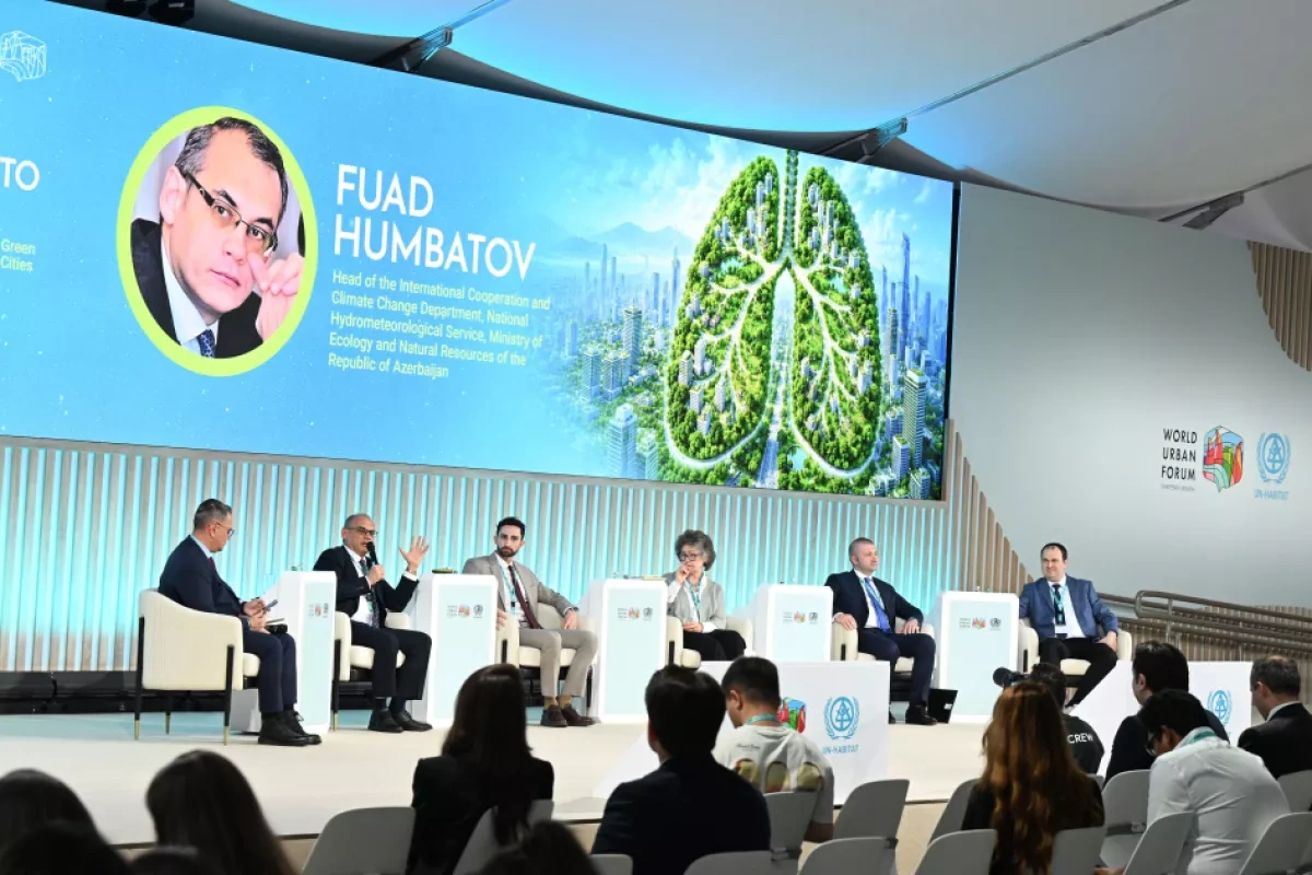 Baku hosts high-level forum on clean air, green cities at WUF13 PHOTO