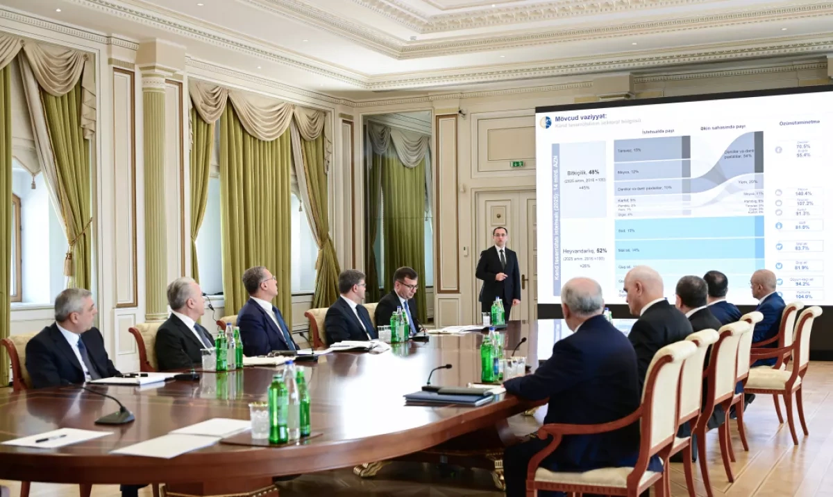 Azerbaijani president sets 2030 self-sufficiency target in major agricultural overhaul PHOTO/UPDATED