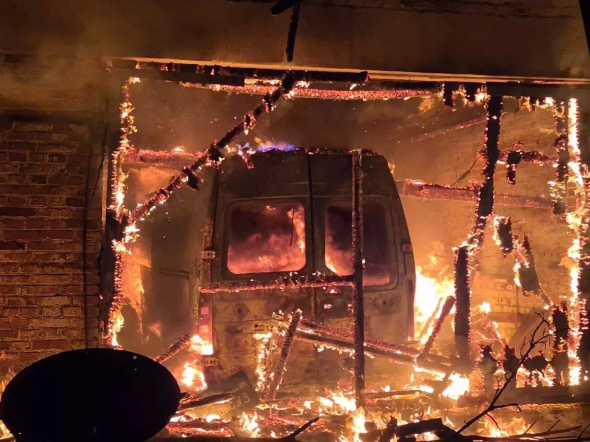 Drone strikes hit hospital, residential areas in Chernihiv region, Ukraine PHOTO