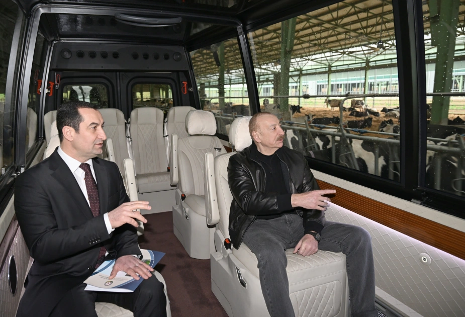 President Ilham Aliyev attends opening of Shirvan Agro livestock complex in Shamakhi (PHOTO)