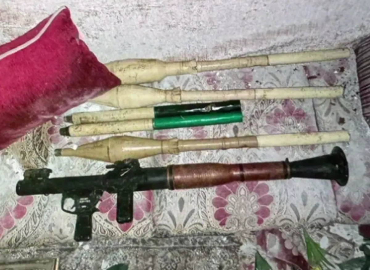 Israeli military says troops destroy rocket launcherinh southern Lebanon Photo