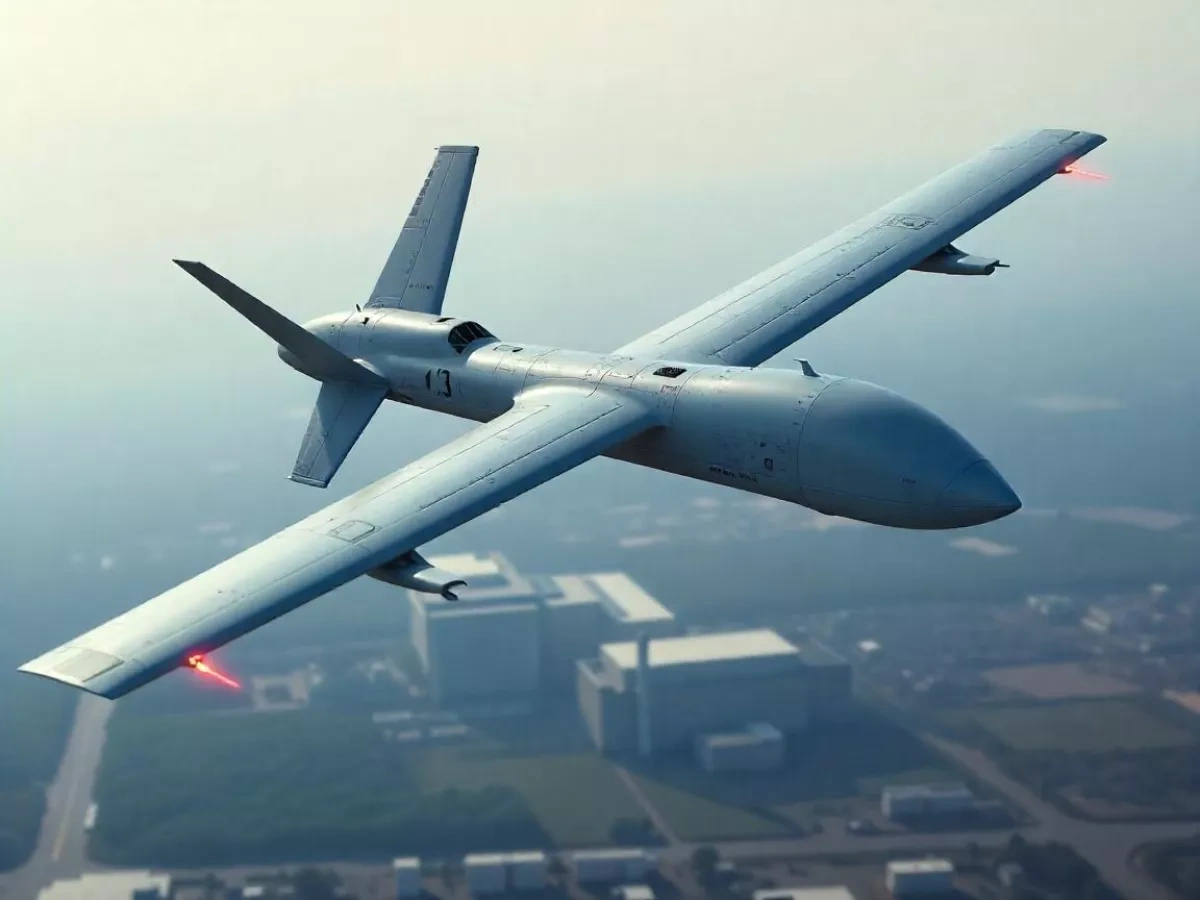 Russia launches massive drone, missile attack on Ukraine PHOTO