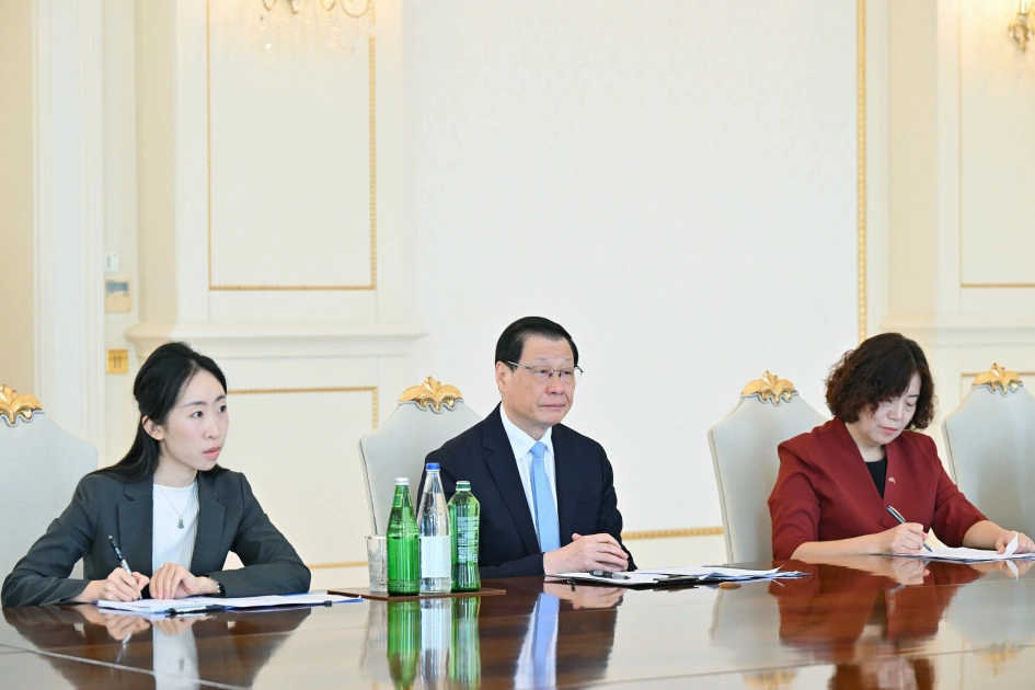 President Ilham Aliyev receives delegation led by Prosecutor General of Supreme People's Procuratorate of China (PHOTO)