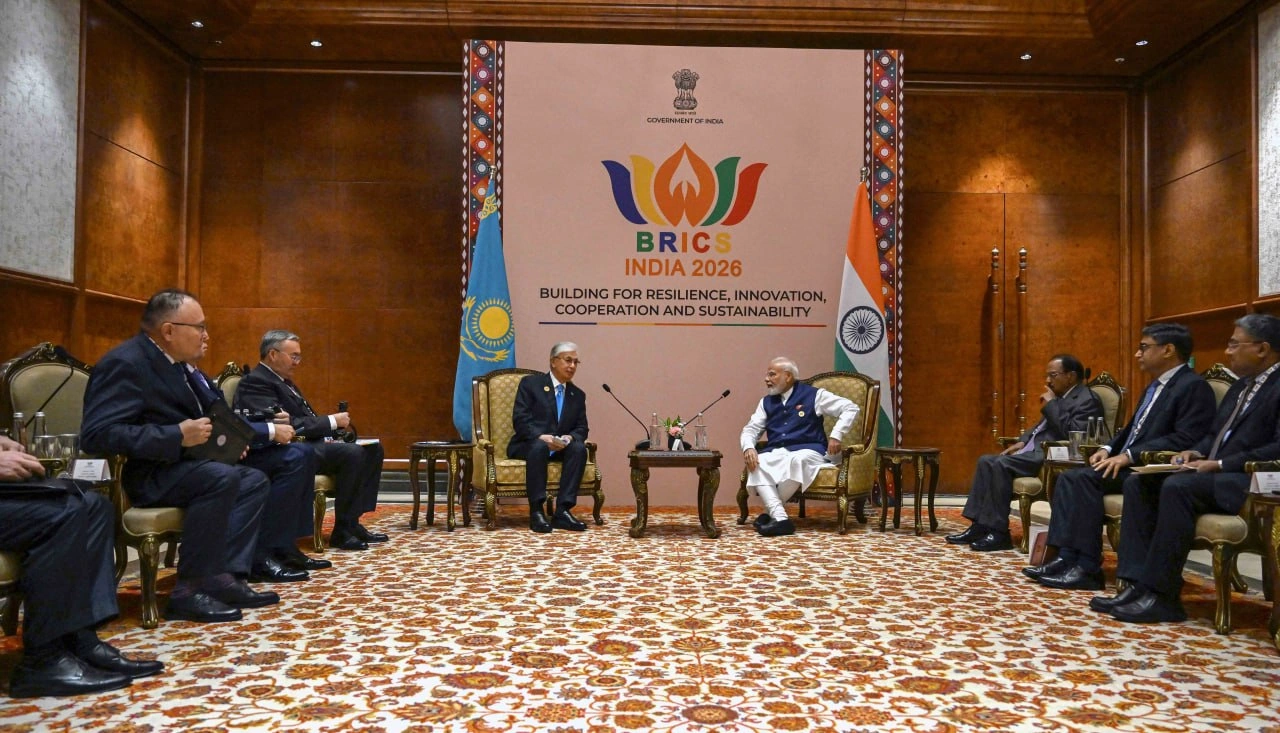 Kazakhstan's Tokayev holds meeting with Indian PM