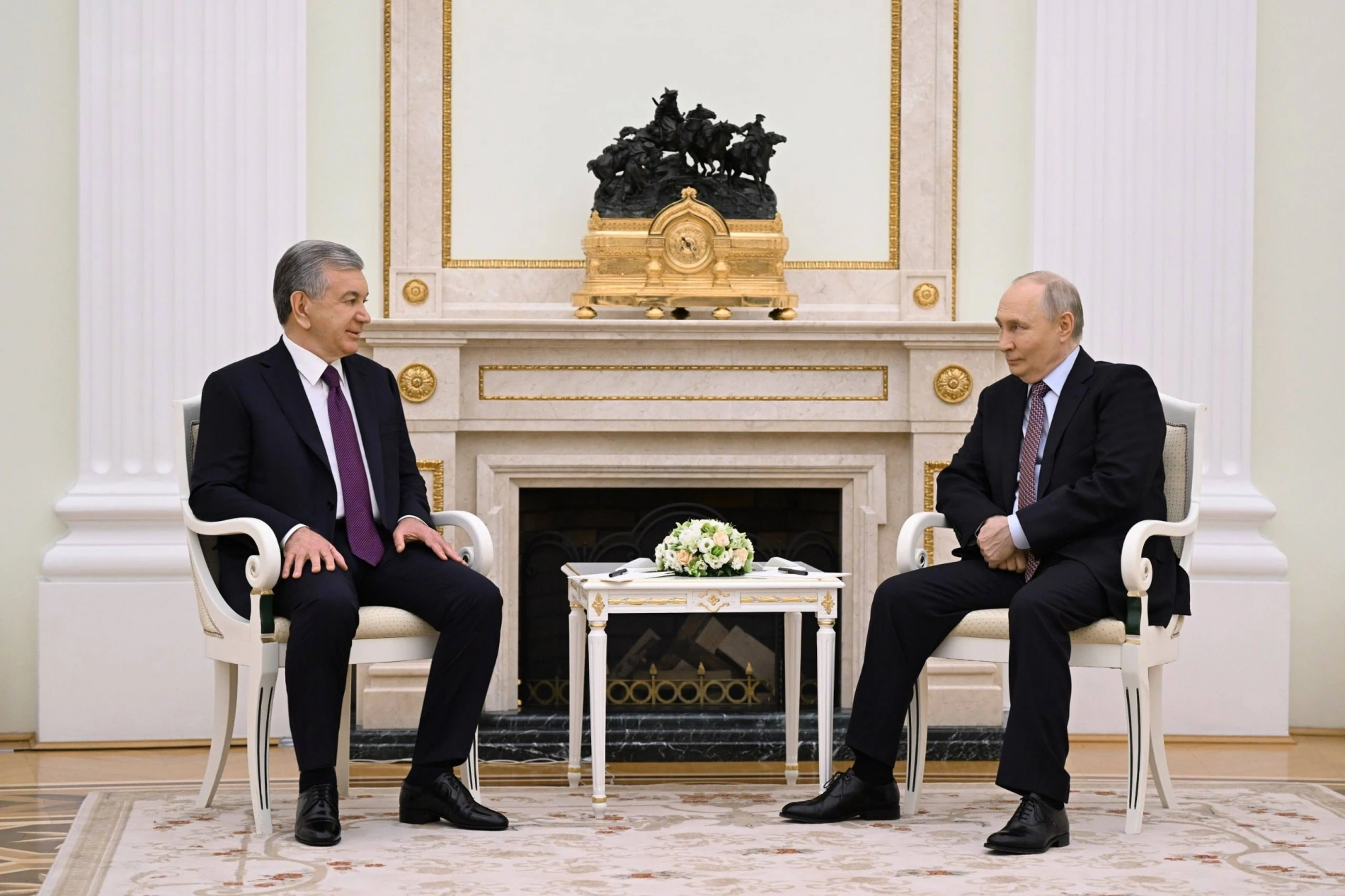 Putin meets Mirziyoyev in Moscow to discuss trade and strategic partnership