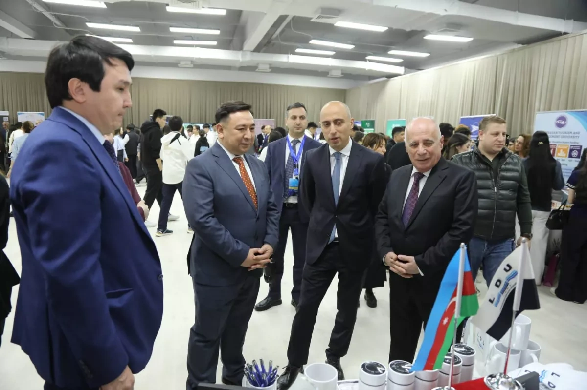 Education minister visits Study in Azerbaijan fair in Kazakhstan PHOTO