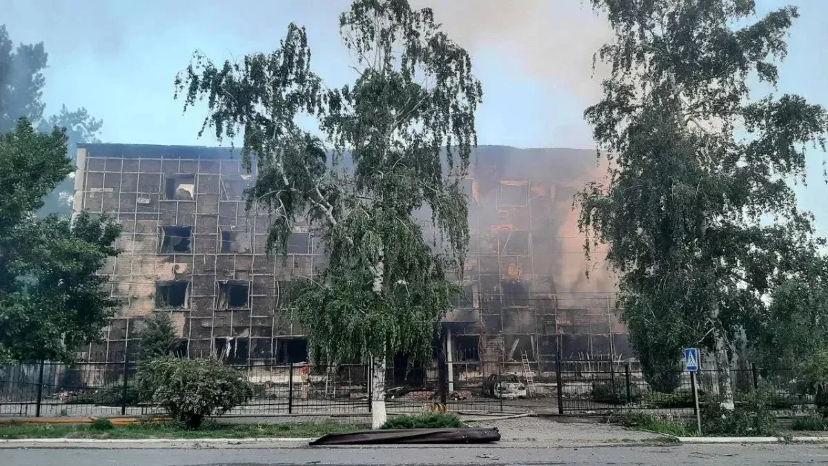 Dozens injured after drones strike college buildings in occupied Luhansk PHOTO / VIDEO