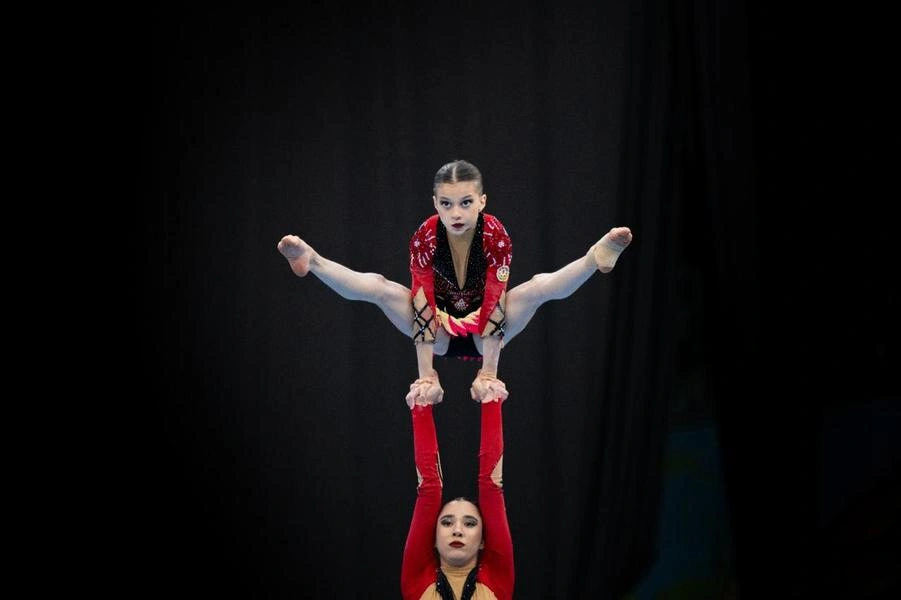 Azerbaijani gymnasts reach final of the international tournament (PHOTO)